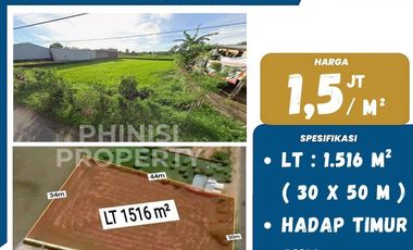 Tanah dijual di Bonto Lebang, Galesong Utara, Takalar, Pakkabba, Sulawesi Selatan