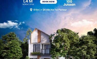 Rumah mewah 2 lantai di cihanjuang dekat Cimahi Rs Cibabat sudah SHM