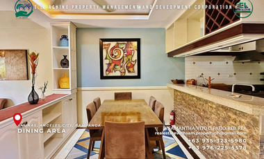 3 Ensuite Bedroom Fully Furnished Condo Apartment in Anunas Angeles City Pampanga