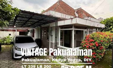 Rumah Vintage Termurah Nempel Istana Pakualaman jogja