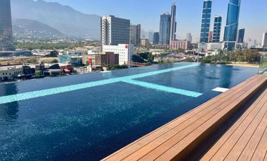 RENTA de Departamento NUEVO  totalmente amueblado y equipado  en Torre Vitant en Valle Oriente en San Pedro Garza , Garcia NL