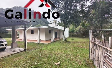 INVIERTA EN PROPIEDAD CAMPESTRE PARA VIVIRLA O PARA RENTA DE EVENTOS, CERCA DE XALAPA, VER