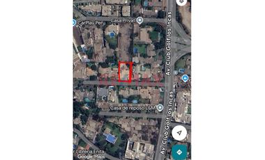 Venta de  Terreno Residencial 776.66 m² | Golf Los Incas – Surco
