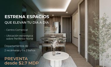 PREVENTA DEPARTAMENTO PERIFERICO NORTE A LA ALTURA DE VALLE DORADO