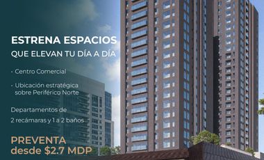 PREVENTA DEPARTAMENTO PERIFERICO NORTE A LA ALTURA DE VALLE DORADO