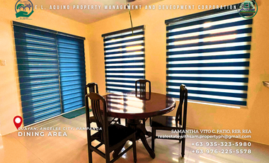 3 Bedroom Fully Furnished Bungalow House for Rent in Timog Residences Cuayan Angeles City Pampanga