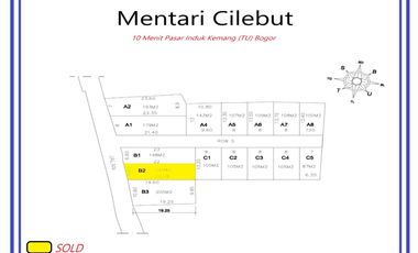 Kavling SHM 10 menit Puskesmas Cilebut Diskon 25 Jt