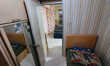 dijual cepat murah apartemen gading nias emerald 2 kmr furnish view taman + lepas lt rendah