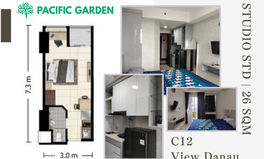 Tersedia 2 unit Sewa Apartemen Studio seluas 26 sqm di Pasific Garden Alam Sutera | Tower C Lantai 12 dan 30