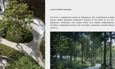 BERN BAGUIO / LUXURY 1 BEDROOM W BALCONY / OWN A PIECE OF BAGUIO - THE SUMMER CAPITAL OF THE PHILIPPINES.