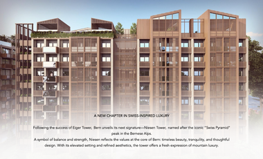 BERN BAGUIO / LUXURY 1 BEDROOM W BALCONY / OWN A PIECE OF BAGUIO - THE SUMMER CAPITAL OF THE PHILIPPINES.