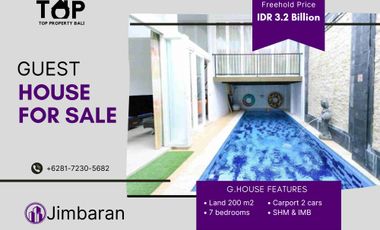 Jual Guest House Murah di Puri Gading Jimbaran Bali 7 kamar tidur