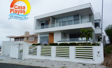 Casa de Lujo con Vista Al Mar de Venta en Playas Villamil, Ciudadela Cerrada Terrazas del Mar