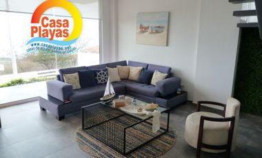 Casa de Lujo con Vista Al Mar de Venta en Playas Villamil, Ciudadela Cerrada Terrazas del Mar