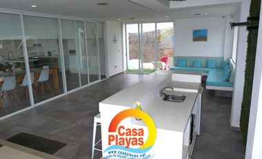 Casa de Lujo con Vista Al Mar de Venta en Playas Villamil, Ciudadela Cerrada Terrazas del Mar