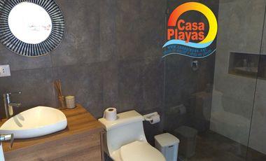 Casa de Lujo con Vista Al Mar de Venta en Playas Villamil, Ciudadela Cerrada Terrazas del Mar