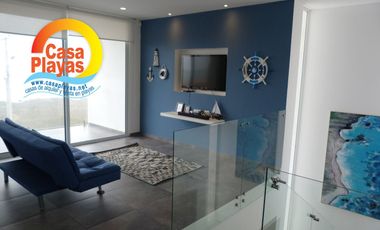Casa de Lujo con Vista Al Mar de Venta en Playas Villamil, Ciudadela Cerrada Terrazas del Mar
