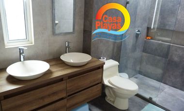 Casa de Lujo con Vista Al Mar de Venta en Playas Villamil, Ciudadela Cerrada Terrazas del Mar
