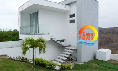 Casa de Lujo con Vista Al Mar de Venta en Playas Villamil, Ciudadela Cerrada Terrazas del Mar