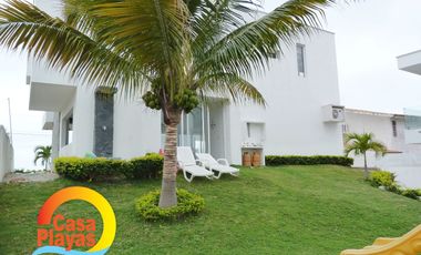 Casa de Lujo con Vista Al Mar de Venta en Playas Villamil, Ciudadela Cerrada Terrazas del Mar