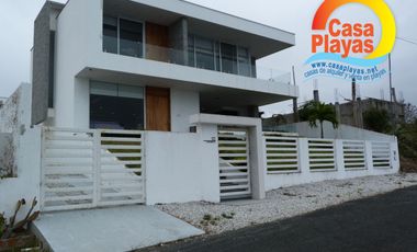 Casa de Lujo con Vista Al Mar de Venta en Playas Villamil, Ciudadela Cerrada Terrazas del Mar