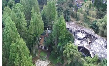 Tanah 140896 M2 SHM Manggala Giri Cibogo Lembang, Bandung Barat Ex Villa Resort View Kota Lembang Cocok Dibangun Tempat Wisata Lokasi Strategis