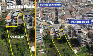 Venta de terreno en Ambato centro