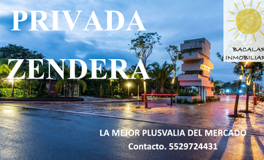 TERRENO EN PRIVADA ZENDERA