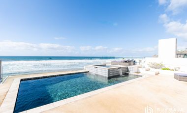 Casa Frente al Mar con Alberca, Jacuzzi y Acceso Directo a la Playa en Rosarito