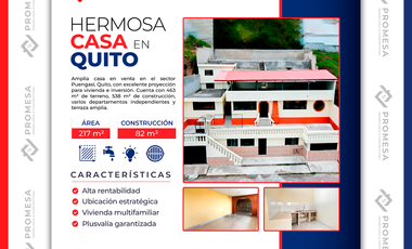 CASA EN VENTA - Loma De Puengasí, E 18, Quito, Ecuador