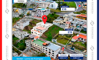 CASA EN VENTA - Loma De Puengasí, E 18, Quito, Ecuador