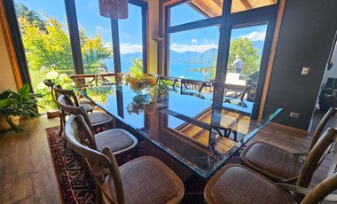 Casa de Lujo de 353m2 en Parcela a orilla del Lago Ranco, Sector Ensenada de Illahuape, Lago Ranco