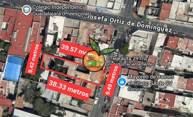 AMPLIO TERRENO DE 372 M2 A UNAS CUADRAS DEL CENTRO HISTÓRICO