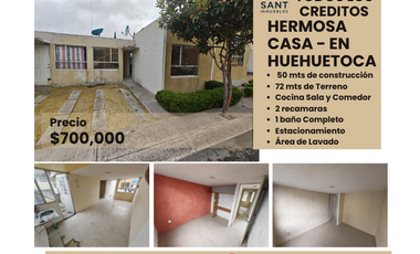 ✅ SE VENDE BONITA CASA EN PRIVADAS DEL VALLE HUEHUETOCA  ✅