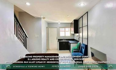 2 Bedrooms Townhouse For Rent Located inside subdivision in Barangay Malabanias,Angeles City,Pampanga