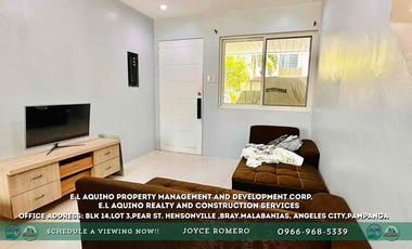 2 Bedrooms Townhouse For Rent Located inside subdivision in Barangay Malabanias,Angeles City,Pampanga