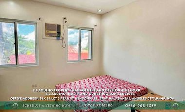 2 Bedrooms Townhouse For Rent Located inside subdivision in Barangay Malabanias,Angeles City,Pampanga