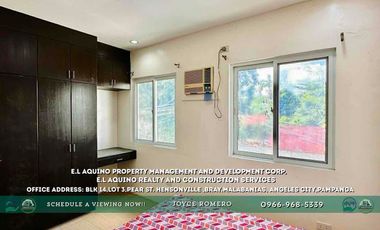 2 Bedrooms Townhouse For Rent Located inside subdivision in Barangay Malabanias,Angeles City,Pampanga