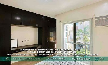 2 Bedrooms Townhouse For Rent Located inside subdivision in Barangay Malabanias,Angeles City,Pampanga