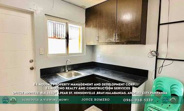2 Bedrooms Townhouse For Rent Located inside subdivision in Barangay Malabanias,Angeles City,Pampanga
