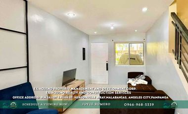 2 Bedrooms Townhouse For Rent Located inside subdivision in Barangay Malabanias,Angeles City,Pampanga