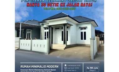 Dijual Rumah Murah Dibelakang Samsat Batoh - Dekat Jalan Raya Dr. Mohd. Hasan Batoh!