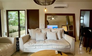 SE VENDE DEPARTAMENTO DOS RECÁMARAS AMUEBLADO EN AMARTULUM TULUM MEXICO