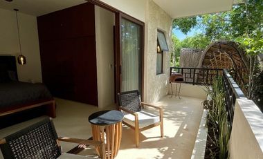 SE VENDE DEPARTAMENTO DOS RECÁMARAS AMUEBLADO EN AMARTULUM TULUM MEXICO