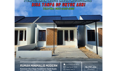 Dijual Rumah Murah di Alue Naga Dekat Tibang - Bisa Kredit Tanpa DP Untuk ASN!
