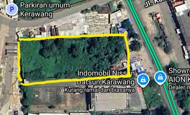 Tanah Darat Strategis di Jln Interchange Karawang Barat