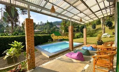 Dijual Villa Manara 2 di Puncak Bogor LT 1019 SHM IMB Harga Nego Sampai Jadi