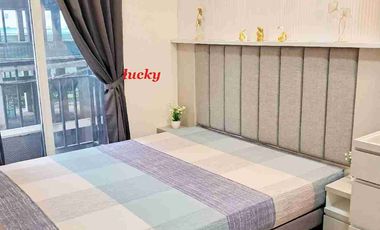 apartemen sunter park view full furnish baru renove 100% lt parkit