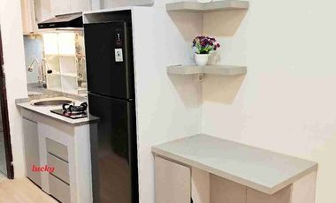 apartemen sunter park view full furnish baru renove 100% lt parkit