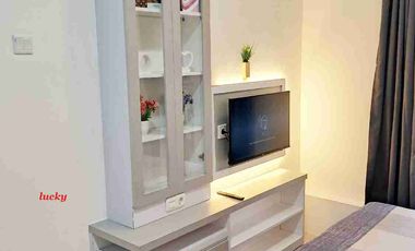 apartemen sunter park view full furnish baru renove 100% lt parkit